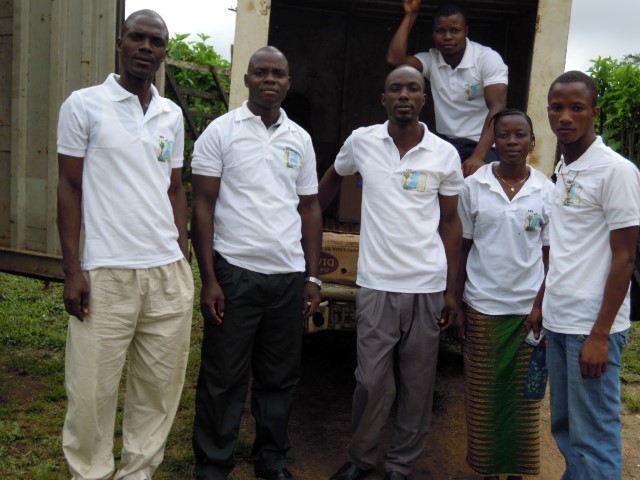Ebola training team